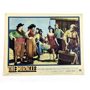 The Miracle 1959 Original Lobby Card Movie Poster War Carroll Baker‎ Roger Moore